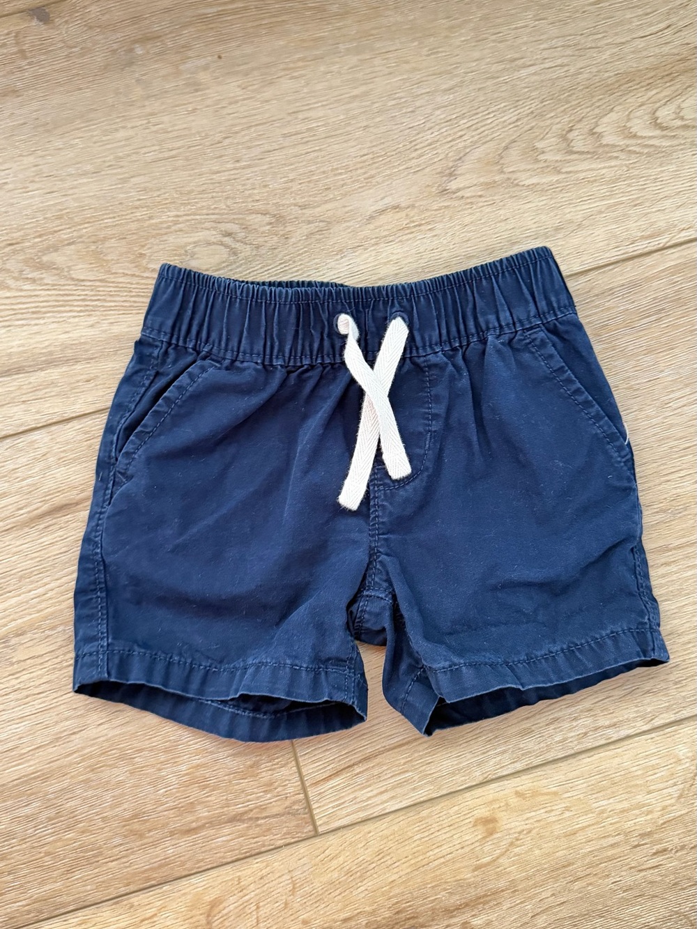 GAP Boys Navy Drawstring Cotton Shorts